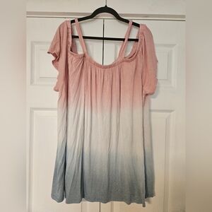 Lane Bryant Pink Swing Tee